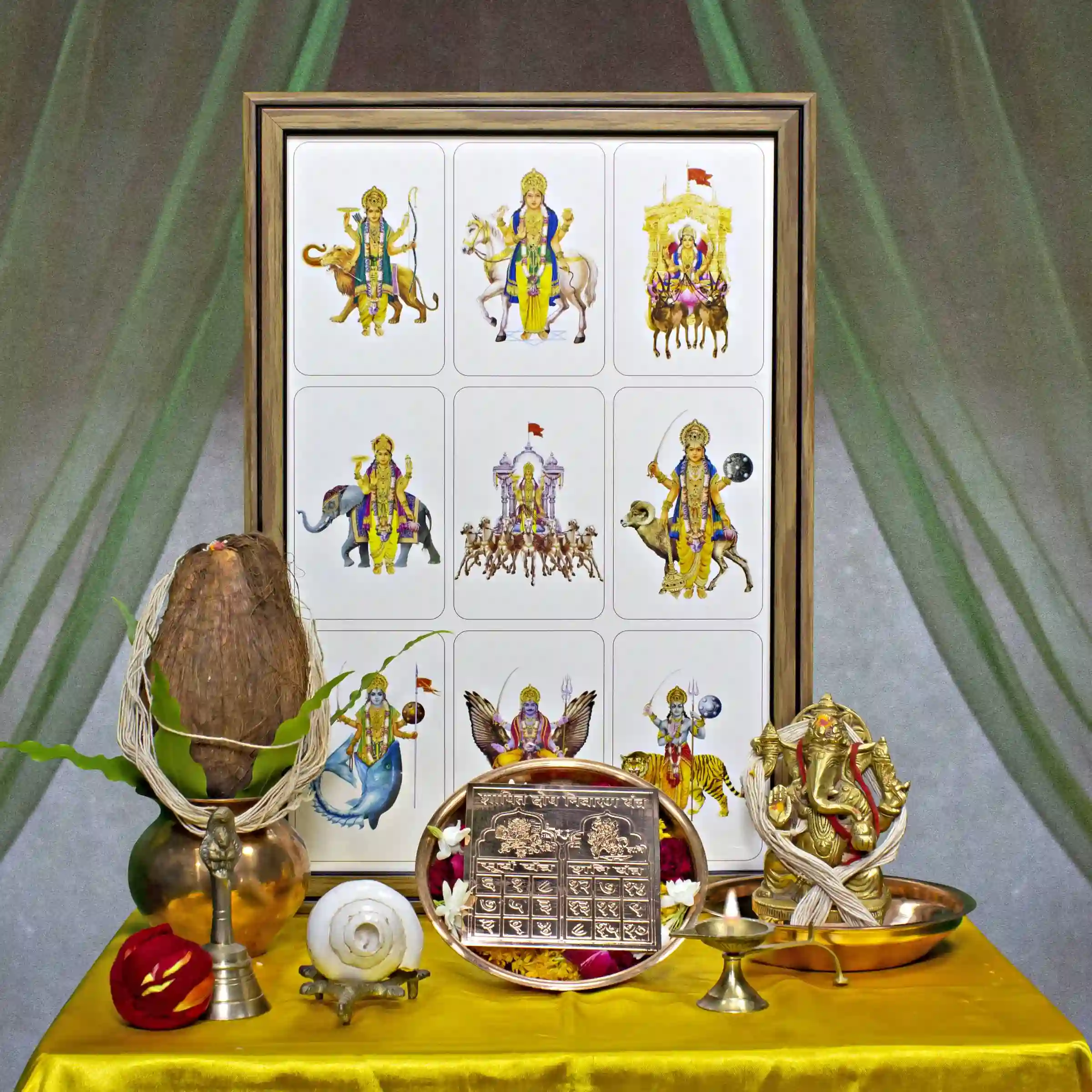 Surya-Shani Sapit Dosh Nivaran Yantra ( सूर्य-शनि शापित दोष निवारण यंत्र )