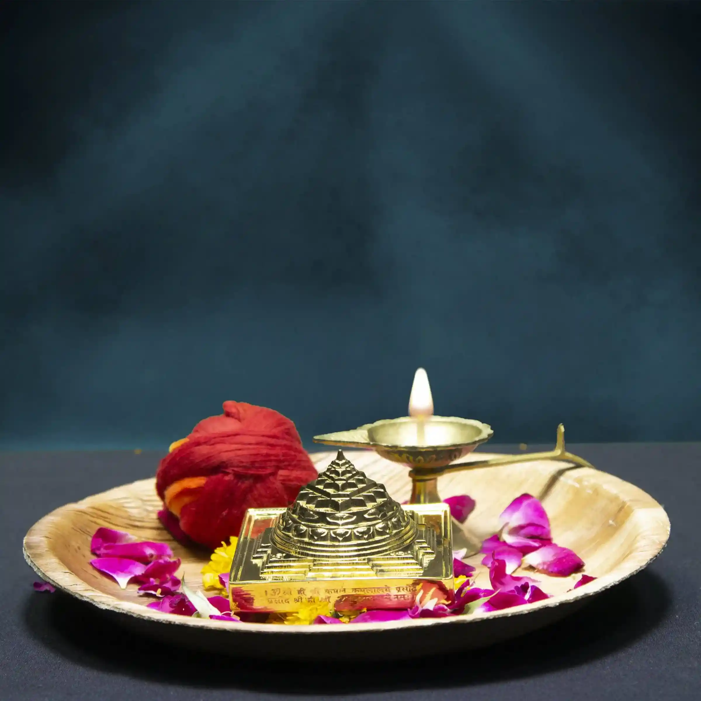 Meru Prushth Shree Yantra – Gold Plated