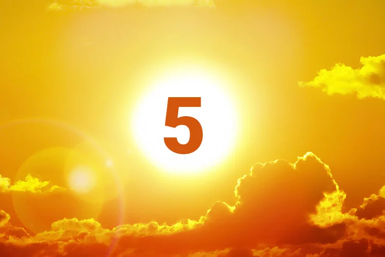 Numerology Sun Number 5