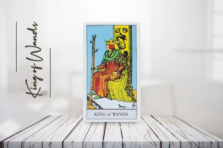 King of Wands Tarot Meaning, Love, Upright & Reversed – Complete Guide