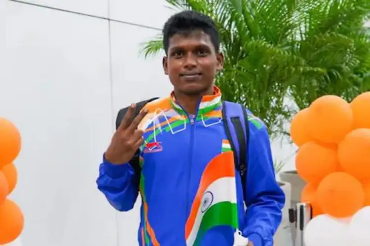 High Jumper Mariyappan Thangavelu Wins Silver At Paralympics 2020