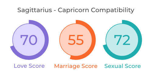 Sagittarius - Capricorn Compatibility